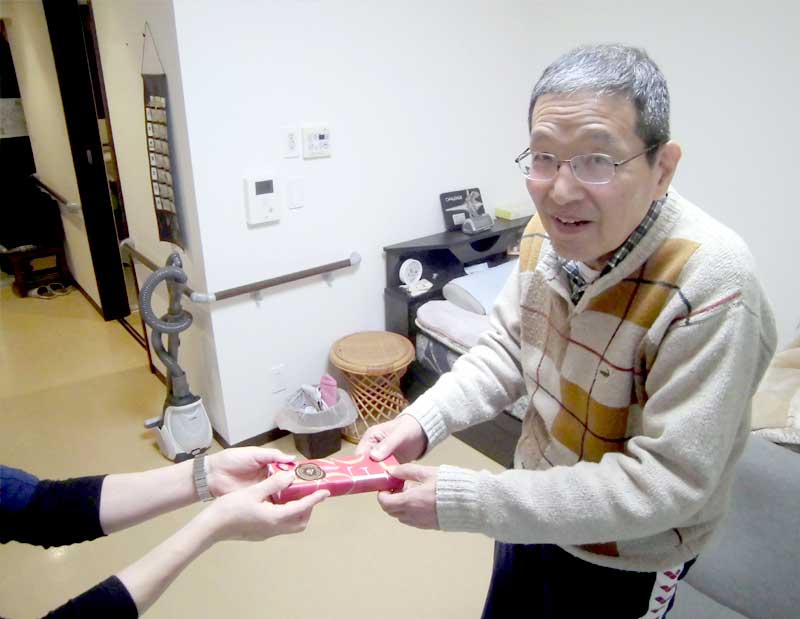 買い物同行の帰り道